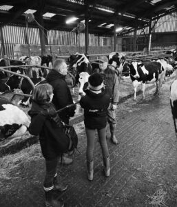 France 3 à la Ferme de la Talboisière dans l'étable